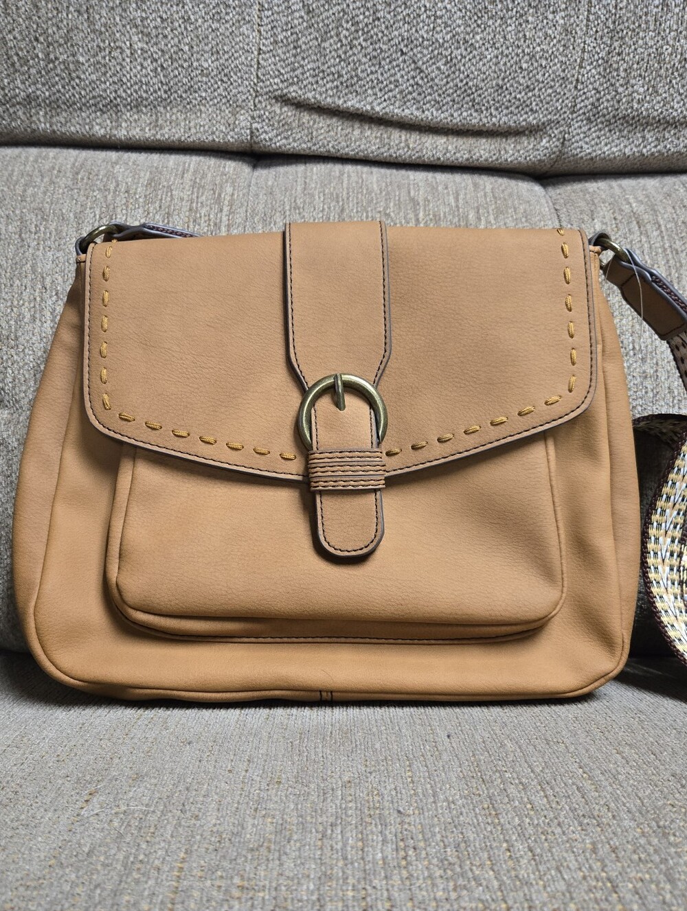 Light Brown Crossbody Purse